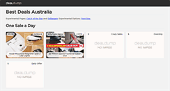Desktop Screenshot of dealdump.com.au