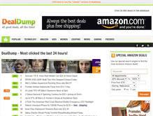 Tablet Screenshot of dealdump.com